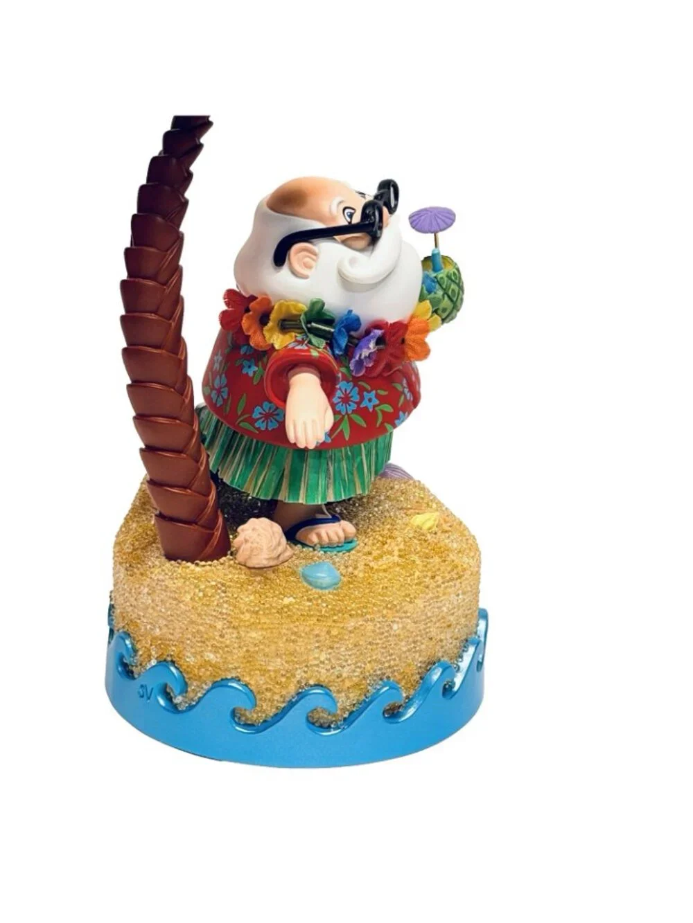 Hallmark Keepsake Ornament Santa's Hula-Day 2004 READ